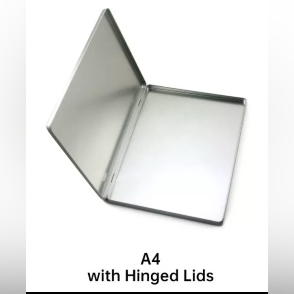 A4 Extra Large Tin 12 X 9 X .6 - Watercolor/Creative - Picture 5 of 7